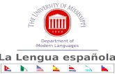 Department of Modern Languages. Vocabulario nuevo.