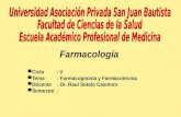 Farmacología Ciclo : V Tema : Farmacognosia y Farmacotecnia Docente : Dr. Raul Sotelo Casimiro Semestre :