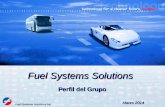 Fuel Systems Solutions Inc Fuel Systems Solutions Perfil del Grupo Perfil del Grupo Marzo 2014.