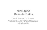 SICI-4030 Base de Datos Prof. Nelliud D. Torres Análisis/Diseño y Data Modeling - Introducción.