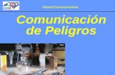 1 Hazard Communication Comunicación de Peligros. 2 DEPARTAMENTO DE TRABAJO DE CAROLINA DEL NORTE.