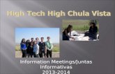 Information Meetings/Juntas Informativas 2013-2014.