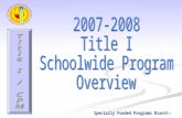 1. 2 3 Title I, Part A  Purpose of No Child Left Behind Act of 2001 (NCLB)  Purpose of Title I  Definition of supplemental funds  Definition of Adequate.