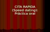 CITA RAPIDA (Speed dating): Práctica oral What did you do yesterday after school?