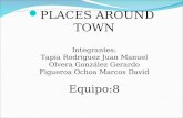 PLACES AROUND TOWN Integrantes: Tapia Rodriguez Juan Manuel Olvera González Gerardo Figueroa Ochoa Marcos David Equipo:8.