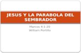 Marcos 4:1-20 William Portillo JESUS Y LA PARABOLA DEL SEMBRADOR.