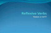 Vamos a ver!!! Reflexive verbs describe actions done to or for oneself. In English, the reflexive pronouns end in –self or –selves and show that the.