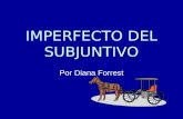 IMPERFECTO DEL SUBJUNTIVO Por Diana Forrest. In the past of course! Past 10 minutes or 100 years ago. No importa cuando. Usa el imperfecto del subjuntivo.