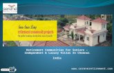 Retirement Villas Bangalore,Coimbatore And Chennai