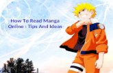 How To Read Manga Online : Tips And Ideas