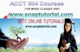 ACCT 504 Apprentice tutors/snaptutorial