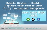 Mobile Dialer – Highly Reputed VoIP Dialer with fully customized Softphon