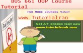 BUS 661 UOP Course Tutorial/TutorialRank