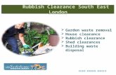 Rubbish Clearance in South East London