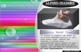 Luxury Hand Towels - Alfons & Isadore