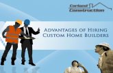 Benefits of Hiring Custom Home Builders in Montana
