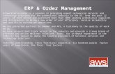 ERP and Order Management Services