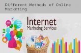 Different Methods of Online Marketing