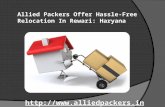 Allied Packers Offer Hassle Free Relocation In Rewari Haryan