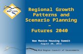 Regional Growth Patterns and Scenario Planning  –  Futures  2040