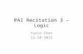 PAI Recitation 3 – Logic