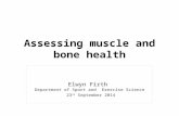 Assessing muscle and bone health