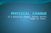PHYSICAL CHANGE