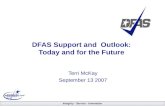 DFAS Support and  Outlook: Today and for the Future