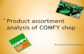 P roduct  assortment  analysis of  COMFY  shop