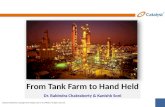 From Tank Farm to Hand Held Dr.  Rabindra  Chakraborty &  Kanishk Soni