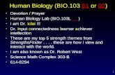 Human Biology (BIO.103  01  or  02 )