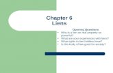 Chapter 6 Liens