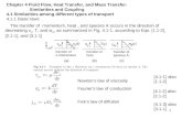 Chapter 4 Fluid Flow, Heat Transfer, and Mass Transfer:      Similarities and Coupling