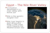 Egypt – The Nile River Valley