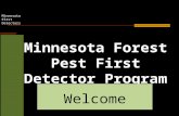Minnesota Forest Pest First Detector Program