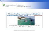 Timby/Smith:  Introductory Medical-Surgical Nursing, 10/e            01/25 PG 1054