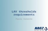 LAV  thresholds requirements
