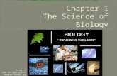 Chapter 1 The Science of Biology