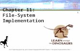 Chapter 11:  File-System Implementation