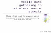 Bounded relay hop mobile data gathering in wireless sensor networks