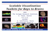 Scalable Visualization Toolkits for Bays to Brains