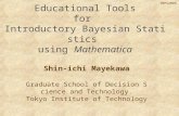 Educational Tools for  Introductory Bayesian Statistics  using  Mathematica