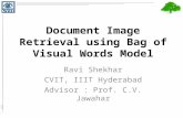 Document Image Retrieval using Bag of Visual Words Model