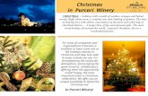 Christmas in   Purcari   Winery