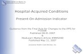 Hospital-Acquired Conditions Present-On-Admission Indicator