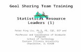 Goal Sharing Team Training Statistical Resource Leaders (1)
