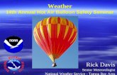 Weather 14th Annual Hot Air Balloon Safety Seminar