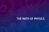 The math of Physics
