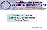 California YMCA Youth & Government Dress Code