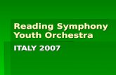 Reading Symphony Youth Orchestra